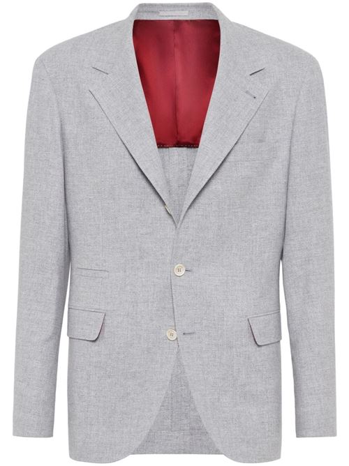 Single-breasted wool blazer BRUNELLO CUCINELLI | MN4857BTDC015